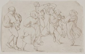 Svatební tanec od Pieter van der Heyden