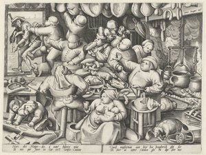 mastná kuchyně Štíhlá kuchyně a mastná kuchyně (název série) od Pieter van der Heyden