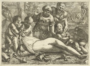 Opilý bacchante od Pieter van der Plas (II)