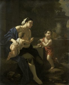 Vyfukování bublin od Pieter van der Werff (attributed to)