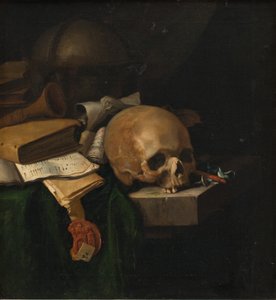 Zátiší Vanitas od Pieter van der Willigen