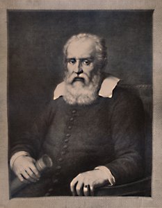 Galileo Galilei , italský vědec, konec 18. nebo začátek 19. století 1894 od Pietro Antonio Leone Bettelini