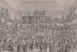 Výstava v Salon du Louvre v roce 1787.
