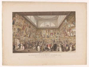 Tentoonstelling v de Royal Academy v Londýně v roce 1787 Výstava Královské akademie, 1787 (název na předmětu)