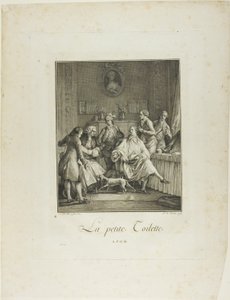 Malá toaleta z Monument du Costume Physique et Morale de la fin du XVIIIe siècle