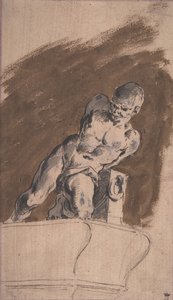 Připoutaný nahý vězeň, po Pietro Tacca, 1729-1804.