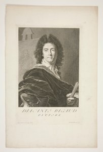 Portrét Hyacinthe Rigaud od Pietro Antonio Pazzi