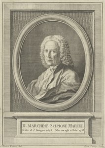 Portrét básníka Scipione Maffei 1675-1755, c. 1750. od Pietro Antonio Rotari