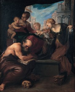 Mystická svatba svaté Kateřiny, 1595-1599
