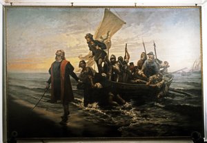 Kolumbovo přistání v Americe. 1492.