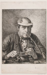 Portrét umělcova otce, medailéra F.C. Crohnovi od Pietro Købke Krohn