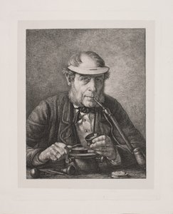 Portrét umělcova otce, medailéra F.C. Crohnovi od Pietro Købke Krohn