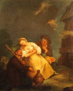 Selská scéna, Pietro Longhi (1701-1785) od Pietro Longhi
