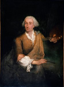 Portrét malíře Francesca Guardiho (1712-1793) ve věku 52 let Obraz Pietro Longhi (1702-1785) 1764 Sun. 132x100 cm Benátky, Ca 