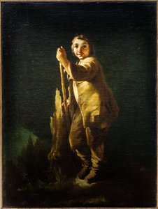 Stojící pastýř, asi 1740 (olej na plátně) od Pietro Longhi