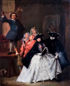 Šarlatán, asi 1757 (olej na plátně)