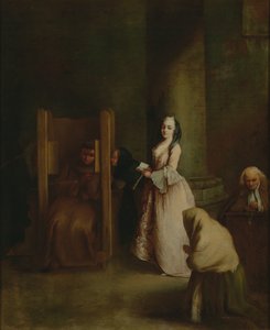 Vyznání, 1750 od Pietro Longhi