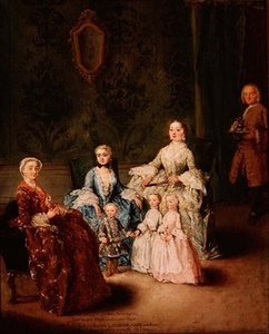 The Sagredo Family (olej na plátně) od Pietro Longhi