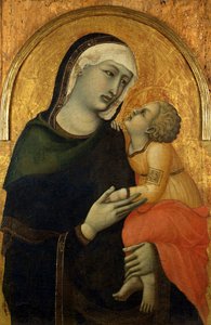 Pietro Lorenzetti - Madona s dítětem - Google Art Project (27822073) od Pietro Lorenzetti