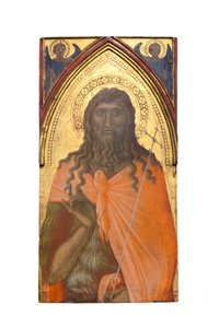Pyhä Johannes Kastaja, n. 1329 od Pietro Lorenzetti