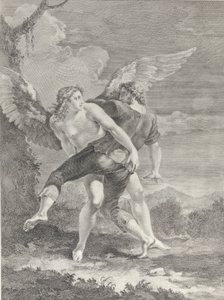 Jakub zápasící s andělem, 1730-39.