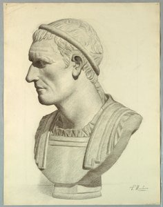 Busta římského senátora (vykreslení ze sádrového odlitku) od Pietro Montana