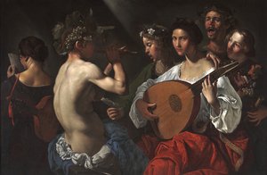 Bacchic Concert, cca 1625-30 (olej na plátně)