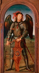 Polyptik Chartreuse z Pavie: „“Archanděl Michael““ Malba Pietra Vannucciho dit il Perugino (Perugin od Pietro Perugino
