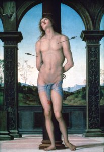 Svatý Šebestián, c1470-1523 od Pietro Perugino