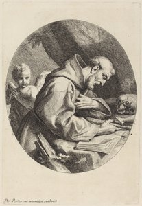 Svatý František od Pietro Antonio Rotari