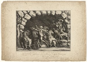 Pluto vstupuje do podsvětí od Pietro Sante Bartoli