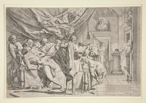 Catova smrt od Pietro Testa