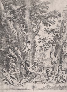 Zahrada lásky, cca 1631-37. od Pietro Testa