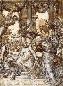 Kybele před Radou bohů, od Pietro da Cortona
