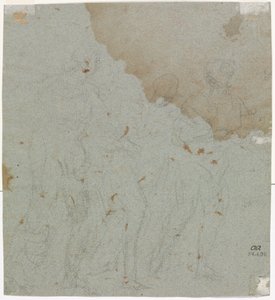 Skica pro Lota a jeho dcery, 1600. od Pietro da Cortona