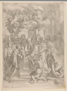 Představení Krista v chrámu od Pietro del Po (attributed to)