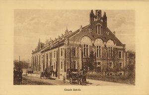 Krakov-Krakau: budova Sokola (čb fotografie) od Polish Photographer