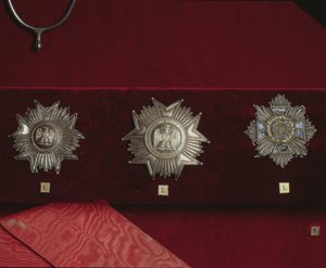 Řád knížete Josefa Antona Poniatowského (1763-1813) (stříbro se stříbrnou nití a flitry) od Polish School