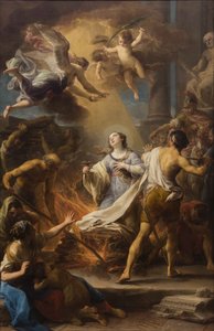 Umučení svaté Lucie Pompeo Girolamo Batoni od Pompeo Batoni