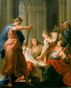 Achilles na dvoře Lycomedes od Pompeo Girolamo Batoni