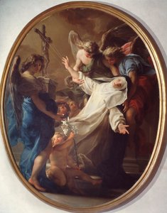 Extáze svaté Kateřiny Sienské (obraz od Pompeo Girolamo Batoni
