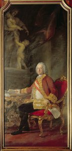 František I. císař Svaté říše římské (1708-65) manžel císařovny Marie Terezie Rakousko (1717-80) od Pompeo Girolamo Batoni