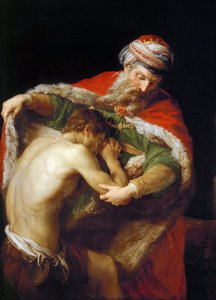 Podobenství o marnotratném synovi - Podobenství o marnotratném synovi - Pompeo Girolamo Batoni (1708-1787). olej na plátně od Pompeo Girolamo Batoni