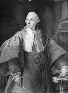 Portrét knížete Abbondia Rezzonica jako římského senátora od Pompeo Girolamo Batoni