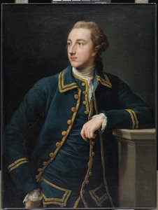 Portrét muže v zeleném obleku, cca 1760 (olej na plátně) od Pompeo Girolamo Batoni