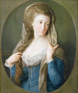 Portrét ženy, tradičně identifikované jako Margaret Stuart, Lady Hippisley od Pompeo Girolamo Batoni