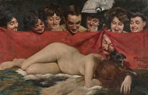 Peep show Les voyeurs, 1912.