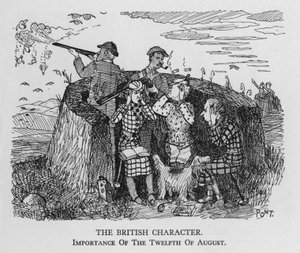Britský charakter; Význam dvanáctého srpna (litho) od Pont