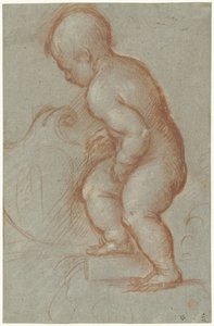 Putto s erbem od Pordenone (attributed to)