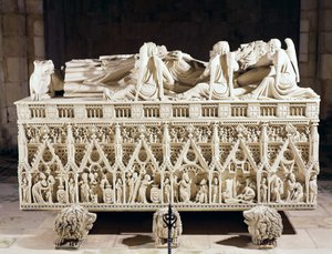 Hrob Petra I. (1320-67) portugalského krále